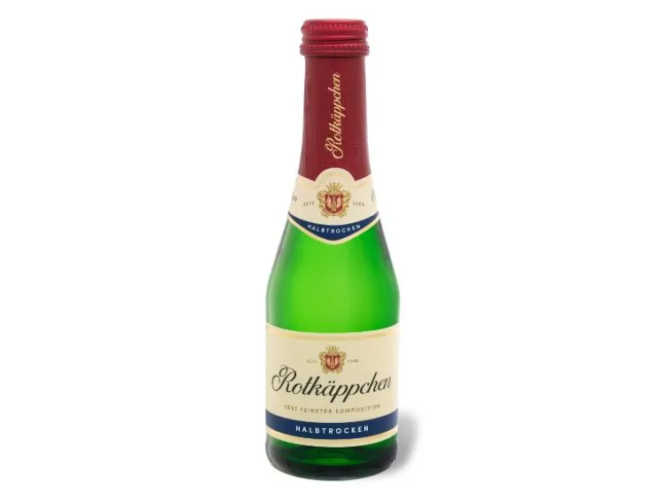 Sekt halbtrocken 0,2-l-Flasche, Schaumwein