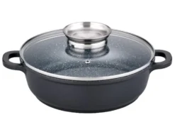 Servierpfannen-Set Gourmet GRANIT 5-tlg. mit Aromadeckel