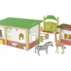 Set Bauernhof / Feenbaum / Zoo, aus Holz