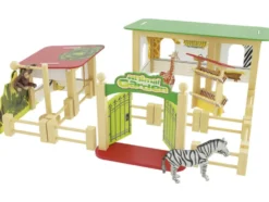 Set Bauernhof / Feenbaum / Zoo, aus Holz