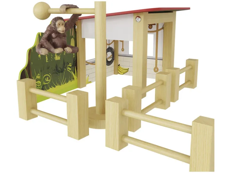 Set Bauernhof / Feenbaum / Zoo, aus Holz