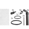 Set Maschendrahtzaun zum Einbetonieren 25m, anthrazit