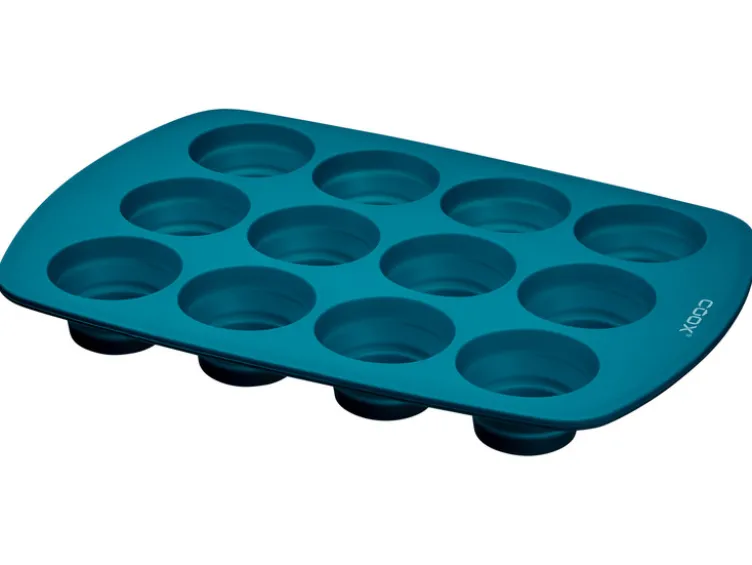Silikon-Muffinform, für 12 Muffins