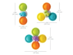 Silikon Pop Up Spinner Badspielzeug, mit Saugnapf