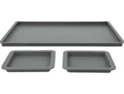 Silikon-Riegelformen-Set / Silikon-Backmatten-Set, 3- bzw. 4-teilig