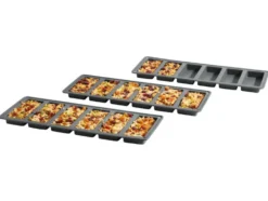 Silikon-Riegelformen-Set / Silikon-Backmatten-Set, 3- bzw. 4-teilig