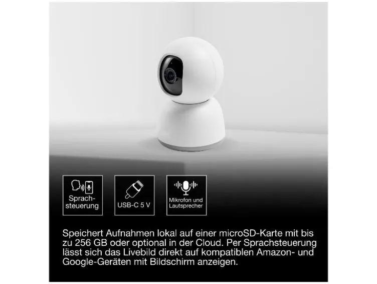 Smart Wifi 360 Camera Weiß