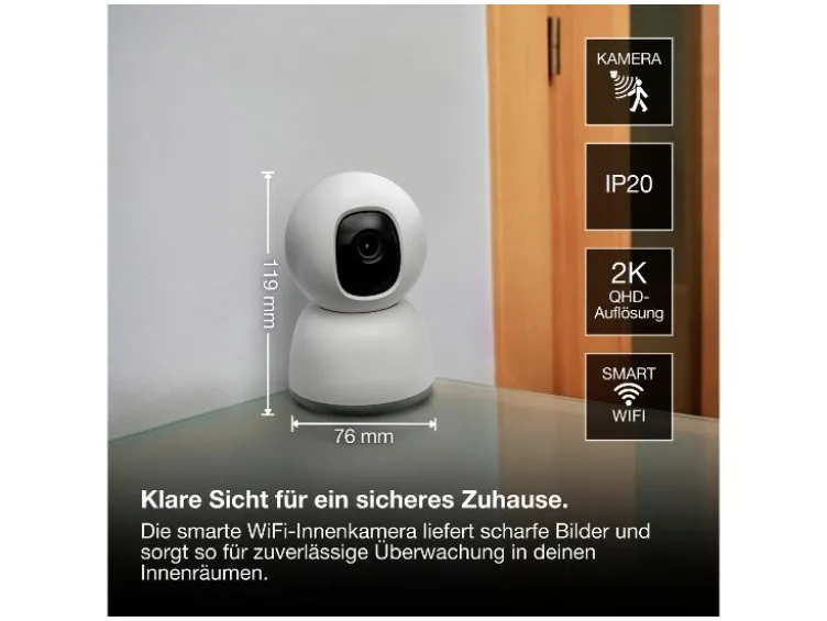 Smart Wifi 360 Camera Weiß