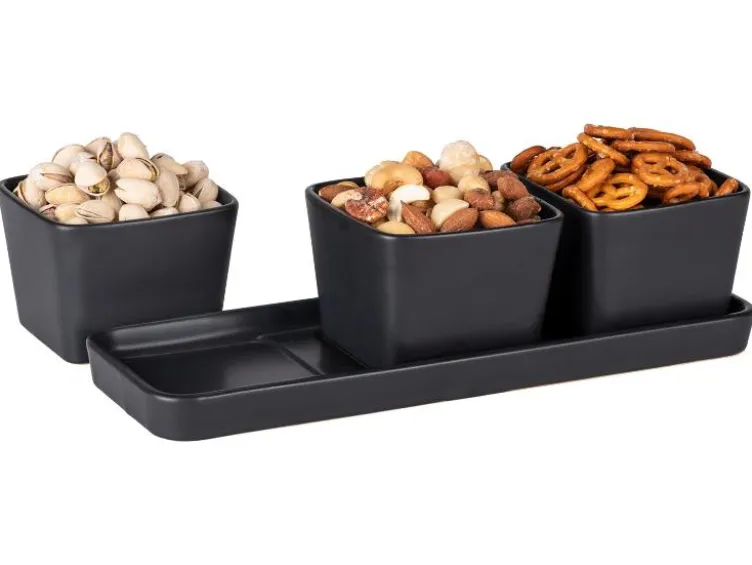Snack-/Dipschalen-Set, 4-teilig