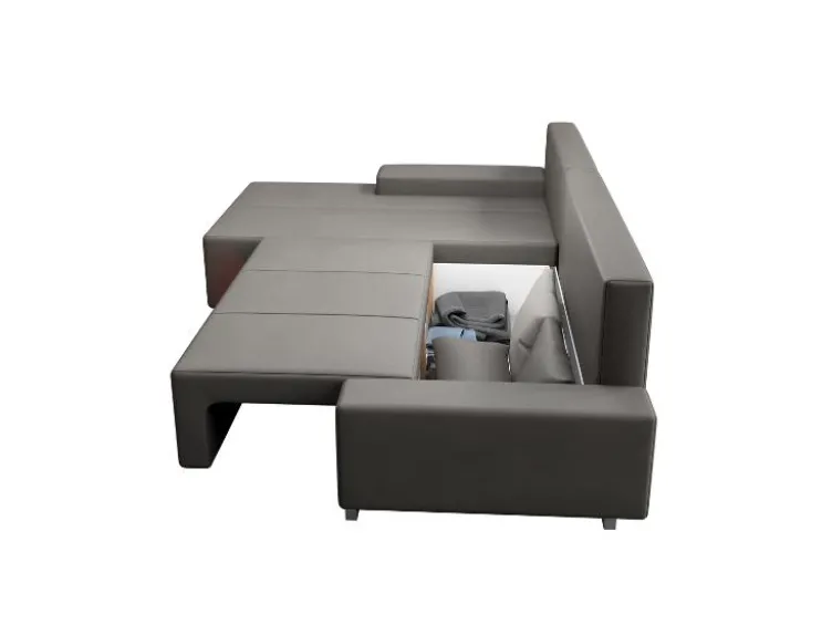 Sofa »Davos«, mit Ottomane und LED-Licht