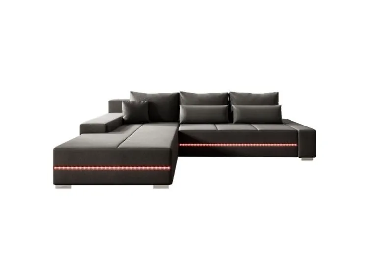 Sofa »Davos«, mit Ottomane und LED-Licht