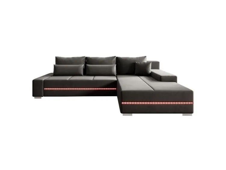 Sofa »Davos«, mit Ottomane und LED-Licht