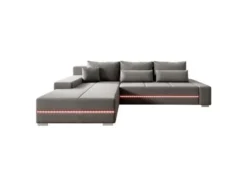 Sofa »Davos«, mit Ottomane und LED-Licht