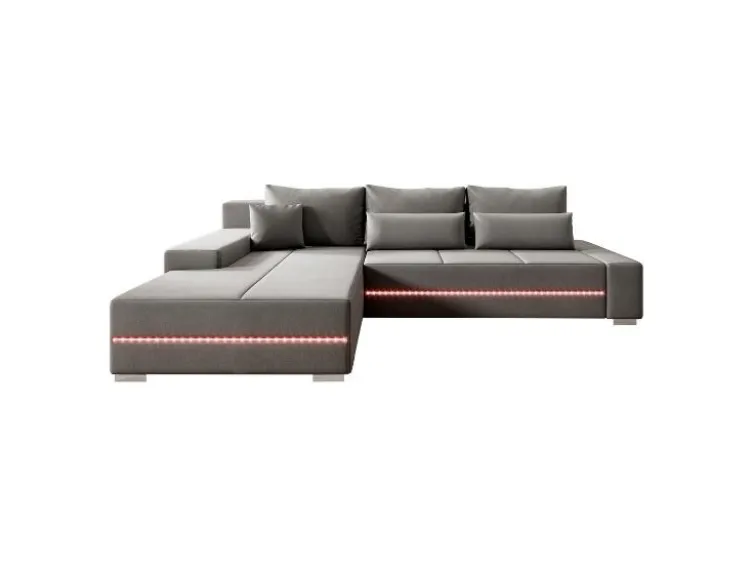 Sofa »Davos«, mit Ottomane und LED-Licht