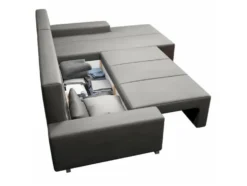Sofa »Davos«, mit Ottomane und LED-Licht