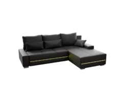 Sofa »Davos«, mit Ottomane und LED-Licht