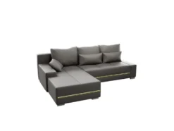 Sofa »Davos«, mit Ottomane und LED-Licht