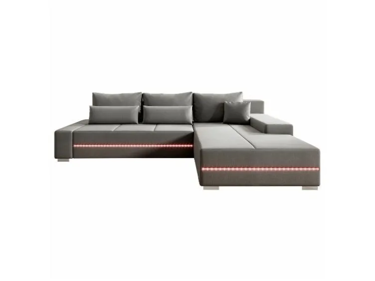Sofa »Davos«, mit Ottomane und LED-Licht