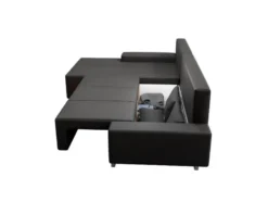 Sofa »Davos«, mit Ottomane und LED-Licht