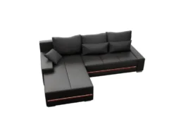 Sofa »Davos«, mit Ottomane und LED-Licht