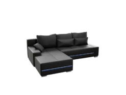 Sofa »Davos«, mit Ottomane und LED-Licht