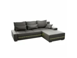 Sofa »Davos«, mit Ottomane und LED-Licht