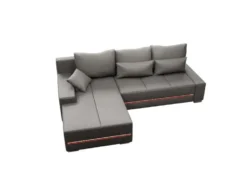 Sofa »Davos«, mit Ottomane und LED-Licht