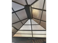 SOJAG Canada Pavillon »Castel«, aus Aluminium, inkl. Sonnensegel u. Insektenschutz, bronze