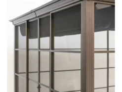 SOJAG Canada Pavillon »Castel«, aus Aluminium, inkl. Sonnensegel u. Insektenschutz, bronze