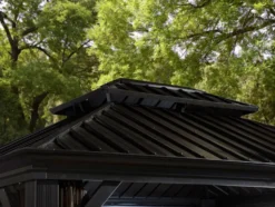 SOJAG Canada Pavillon »Messina«, aus Aluminium, Stahldach mit Lüftung, inkl. Fliegengitter
