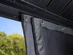 SOJAG Canada Pavillon »Messina«, aus Aluminium, Stahldach mit Lüftung, inkl. Fliegengitter