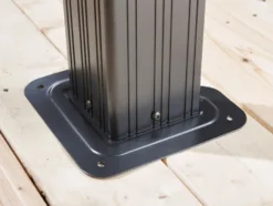 SOJAG Canada Pavillon »Messina«, aus Aluminium und Stahl, mit Seitenablagen u. Rauchablass
