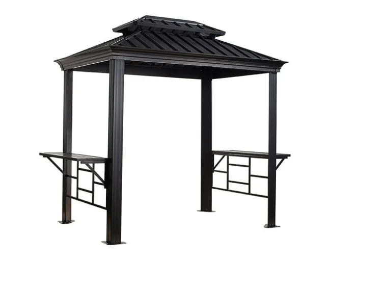 SOJAG Canada Pavillon »Messina«, aus Aluminium und Stahl, mit Seitenablagen u. Rauchablass