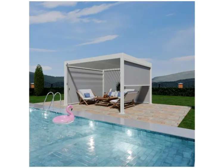 Sonnenrollo für Pavillon Trumpf und Superior Pergola