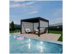 Sonnenrollo für Pavillon Trumpf und Superior Pergola