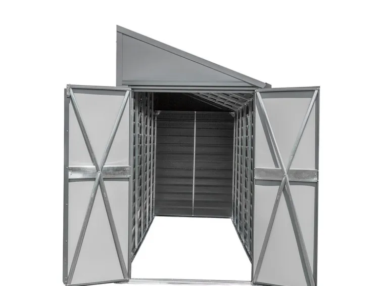 Spacemaker USA Metallgerätehaus, mit Rückwand, auch freistehend nutzbar, mit Flügeltür