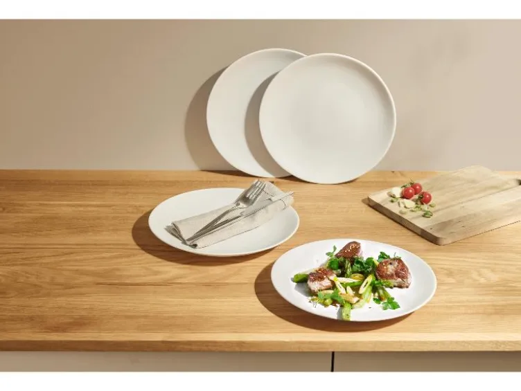 Speiseteller- Suppenteller-Set, 4-teilig