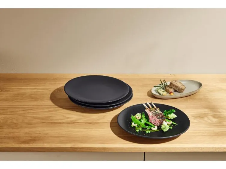 Speiseteller- Suppenteller-Set, 4-teilig