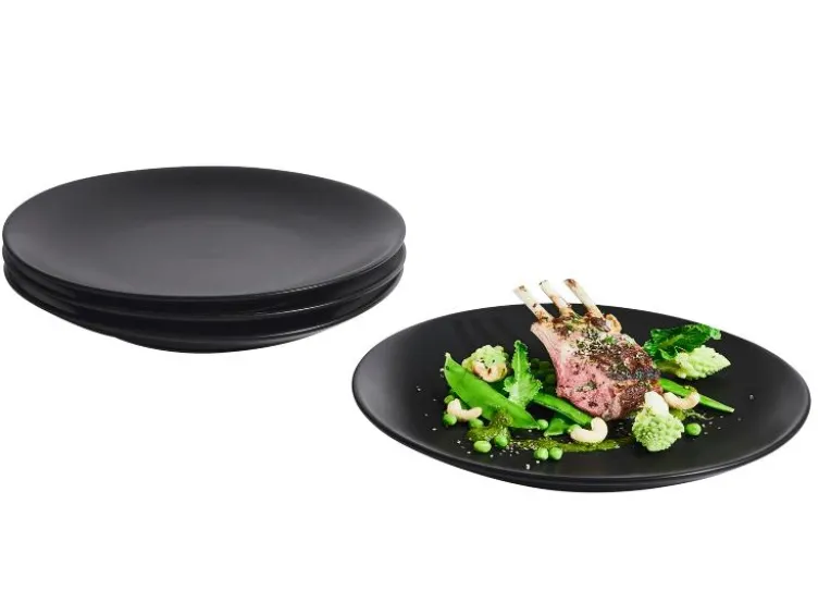 Speiseteller- Suppenteller-Set, 4-teilig