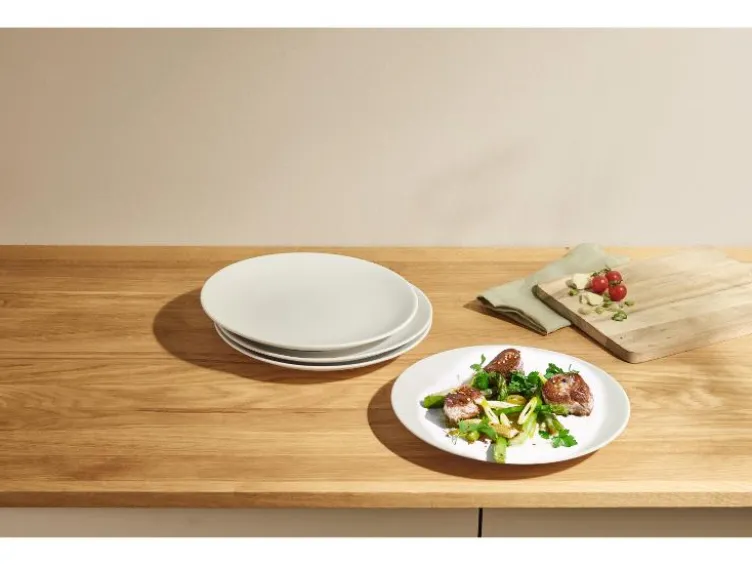 Speiseteller- Suppenteller-Set, 4-teilig