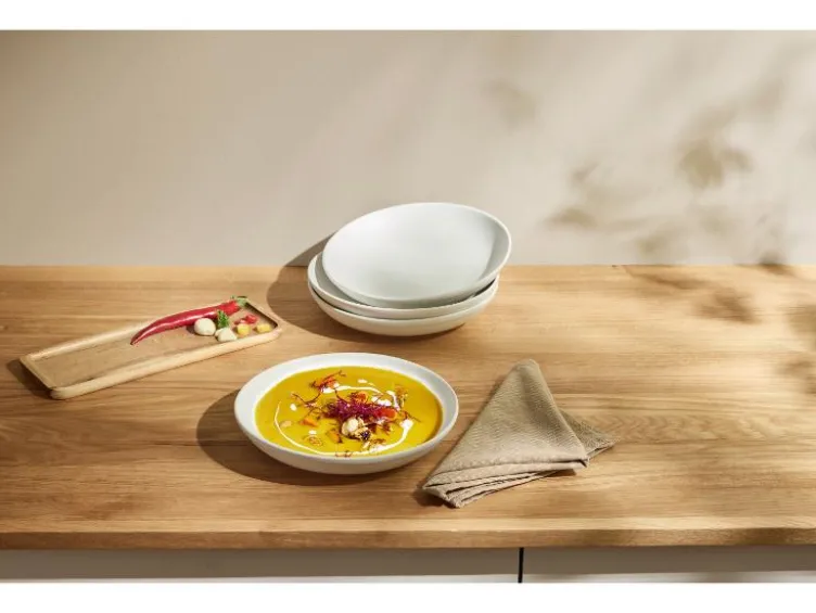 Speiseteller- Suppenteller-Set, 4-teilig