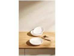 Speiseteller- Suppenteller-Set, 4-teilig