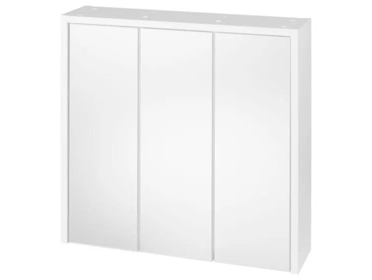 Spiegelschrank, perlweiß