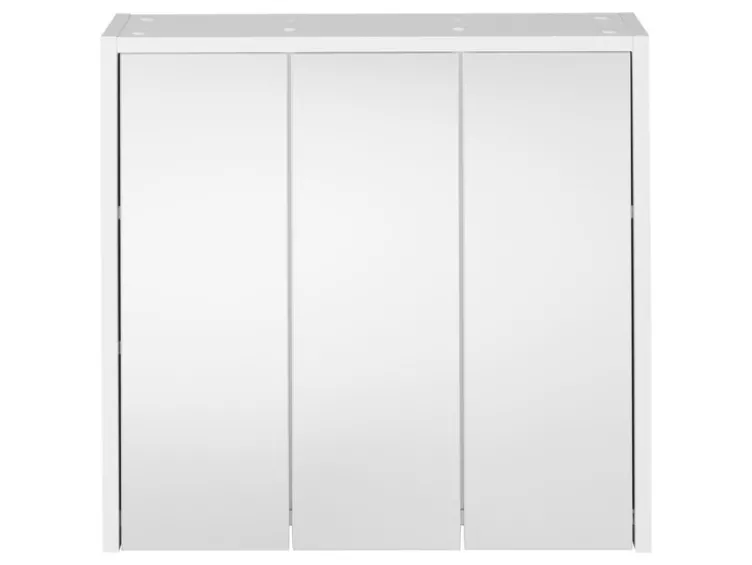 Spiegelschrank, perlweiß