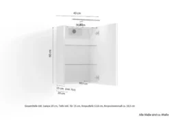 Spiegelschrank »Spree«, mit LED