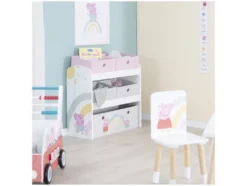 Spielregal »Peppa Pig«, mit Stoffboxen