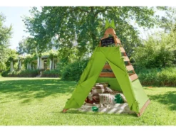 Spielzelt Tipi, einfacher und schneller Aufbau