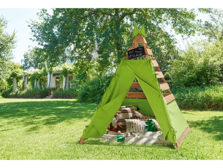 Spielzelt Tipi, einfacher und schneller Aufbau