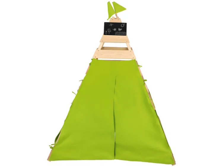 Spielzelt Tipi, einfacher und schneller Aufbau