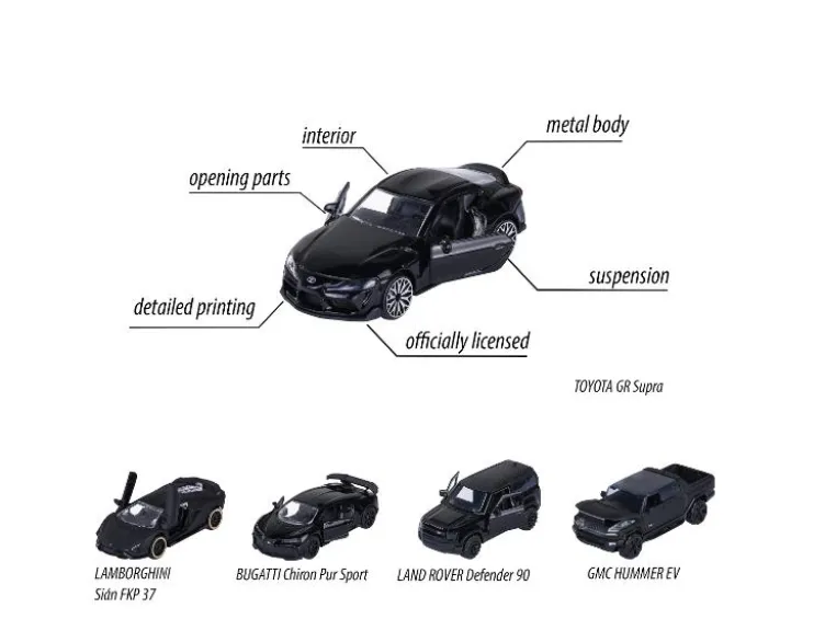 Spielzeugauto 5 er Geschenkset